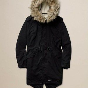 Aritzia Autonomy Fishtail Parka w/ Faux Shearling